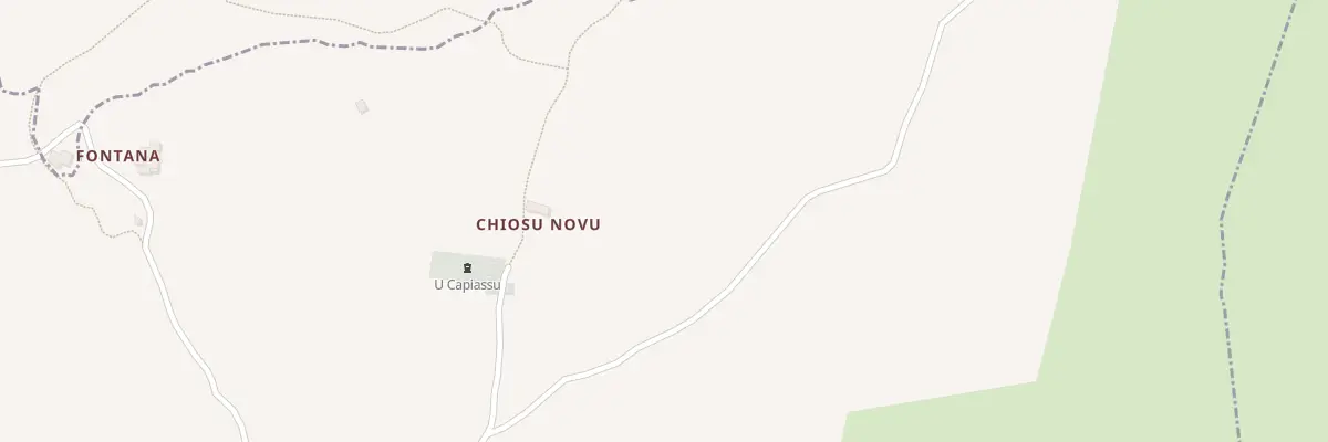 Plan du 451 Chioso Nuovo à Sant’Antonino