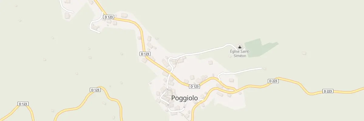 Plan du 5041 Tignosa à Poggiolo