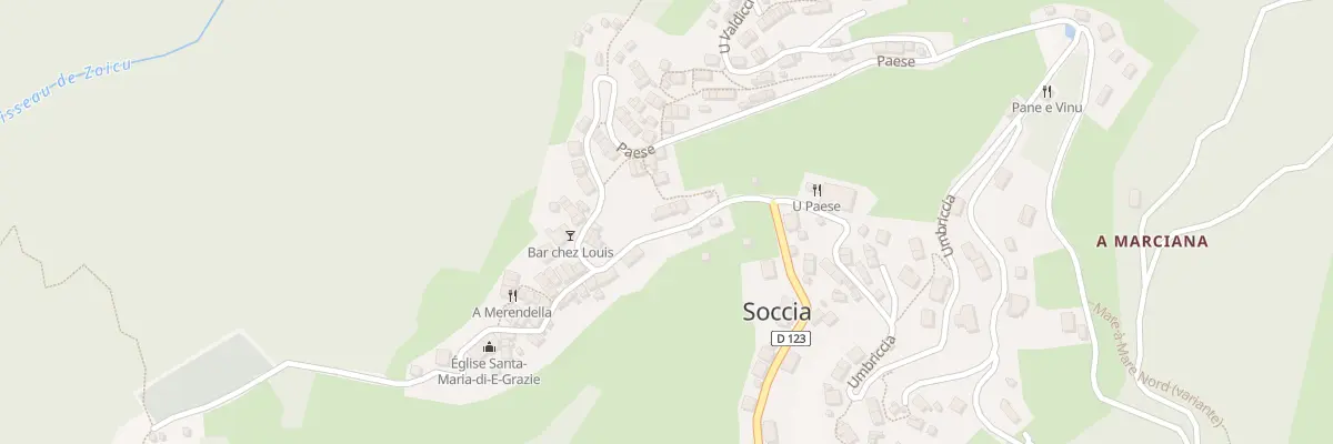 Plan du 5006 Scolisciolo à Soccia