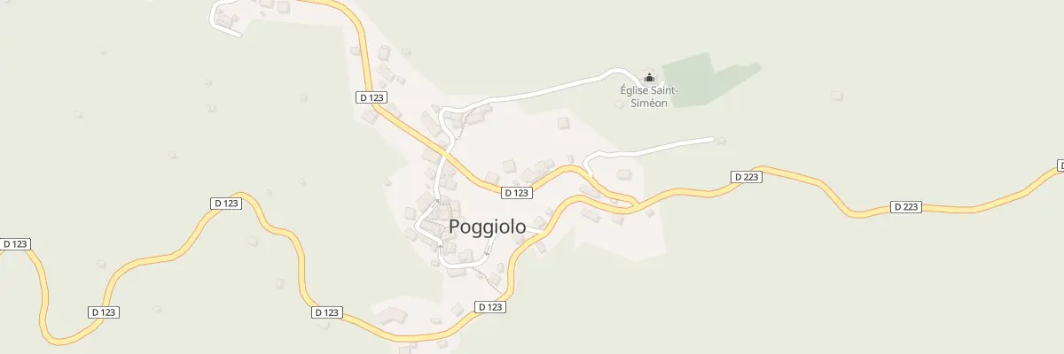 Plan du 5008 Rosso à Poggiolo