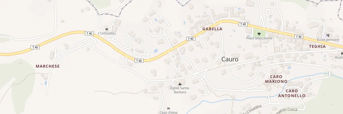 Plan du 5006A Gabella à Cauro