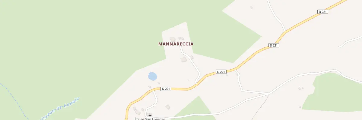 Plan du 5075 Mannareccia à Bilia