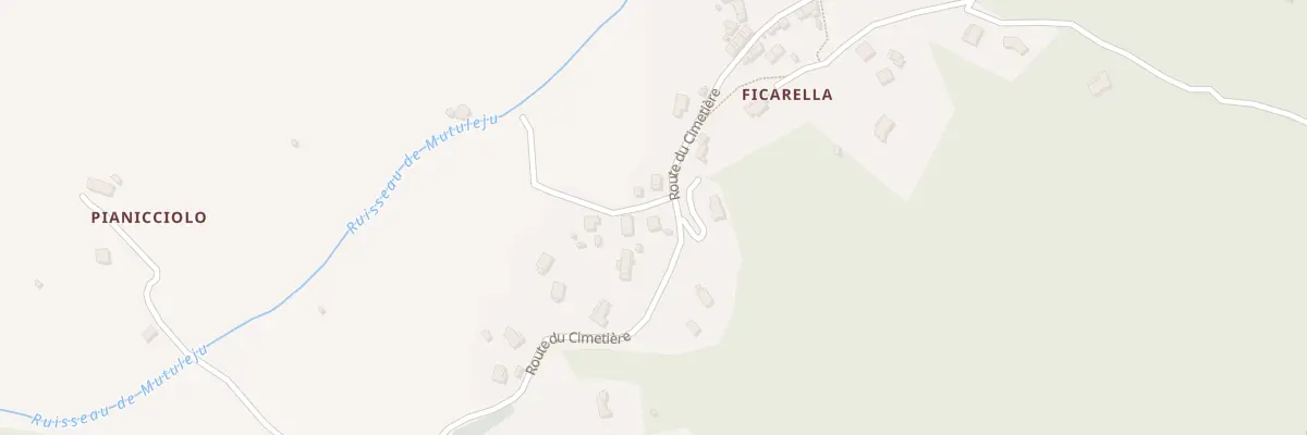 Plan du 5222 Ficarella à Cauro