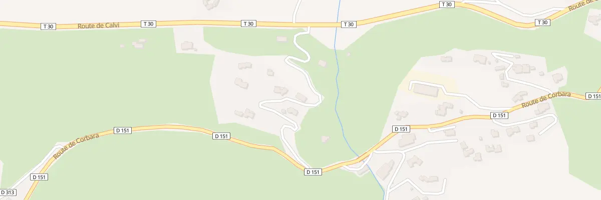 Plan du 2150 Casacutine à Corbara