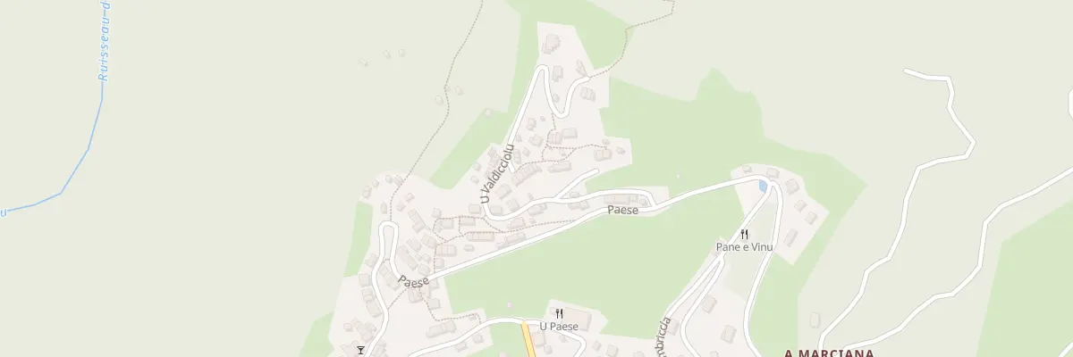 Plan du 5066A Valdicciolo à Soccia