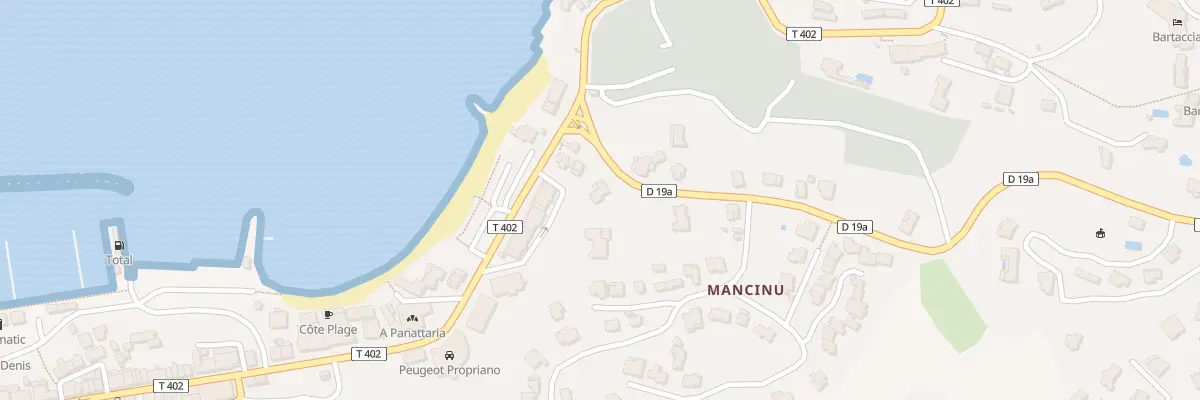 Plan du 5002 Mancinu à Propriano