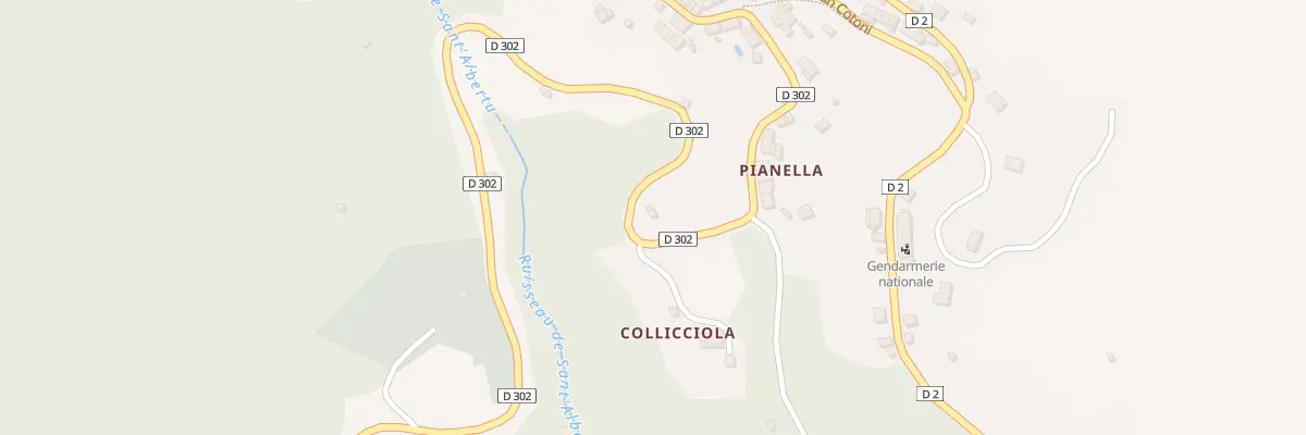Plan de Pianella à Pila-Canale