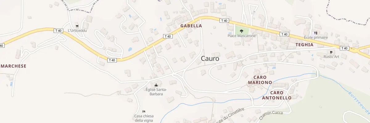 Plan du 5681 Gabella à Cauro