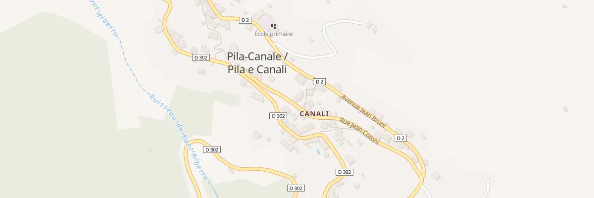 Plan du 5111 Canale à Pila-Canale
