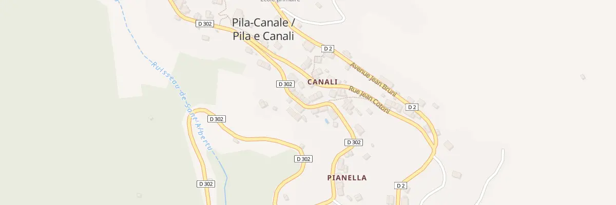 Plan du 5094 Canale à Pila-Canale