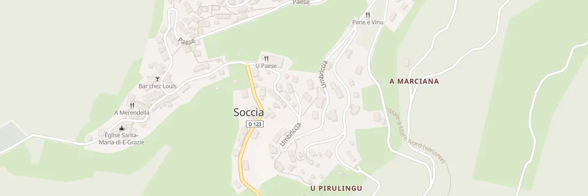 Plan du 5190 Sant Antone à Soccia