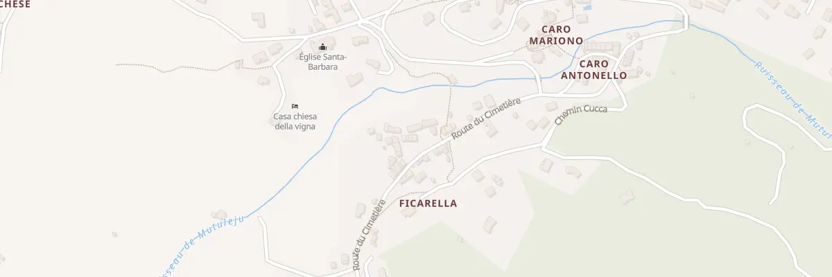 Plan du 5150 Cauro Sottano à Cauro