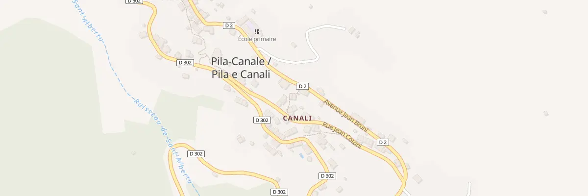 Plan du 5108 Canale à Pila-Canale