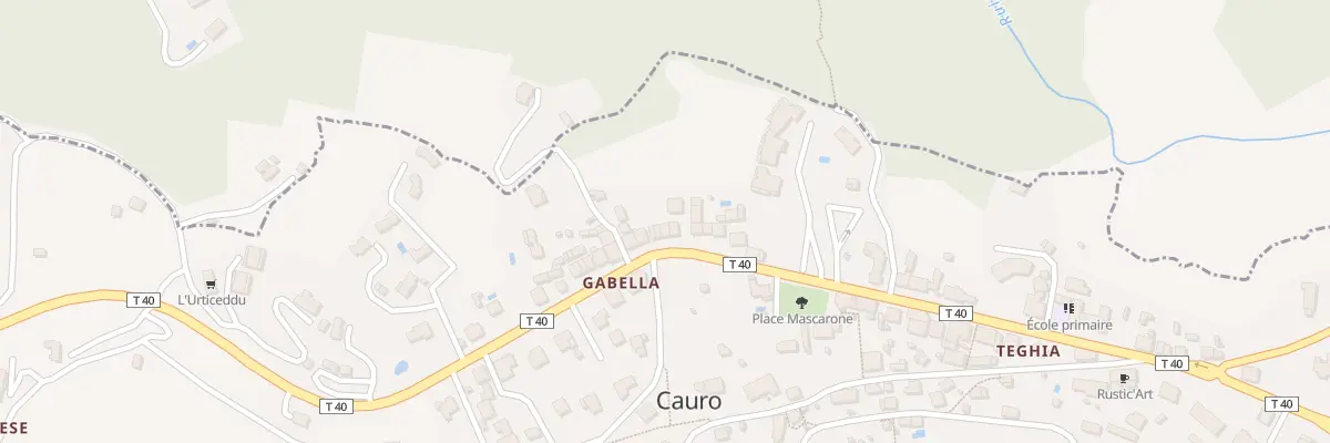 Plan du 5021 Gabella à Cauro