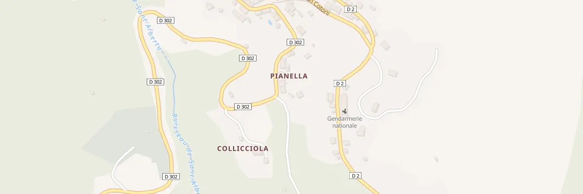 Plan du 5135 Pianella à Pila-Canale