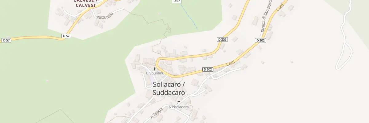 Plan du 5037 Corte à Sollacaro