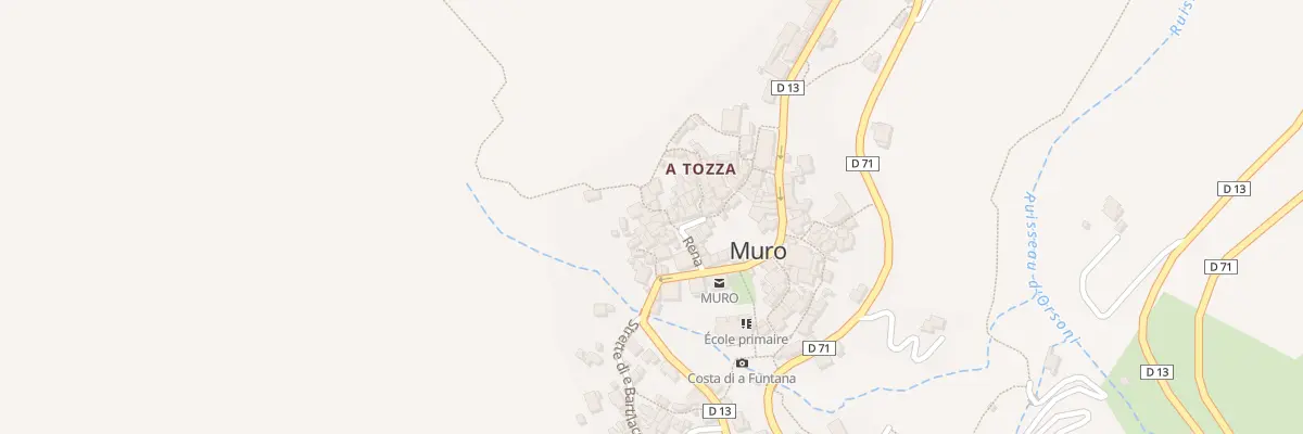 Plan du 1 Qua A Loghja à Muro
