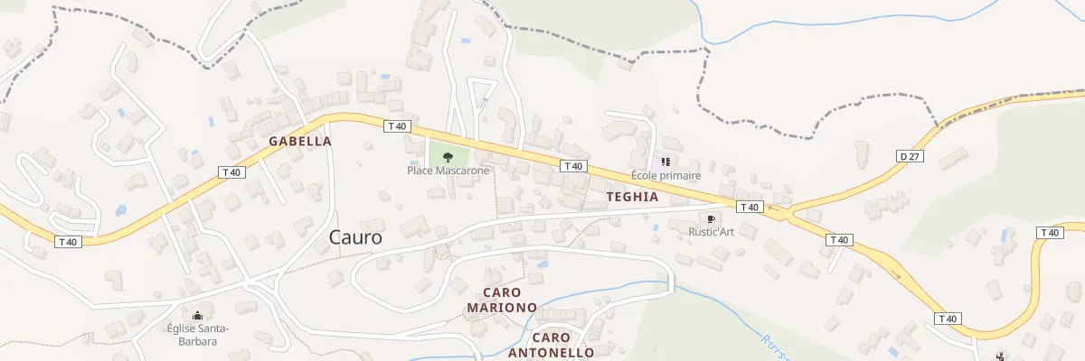 Plan du 5058 Teghia à Cauro