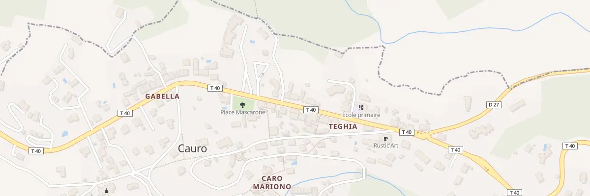 Plan du 5030 Teghia à Cauro