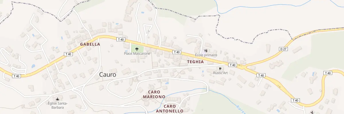 Plan du 5057 Teghia à Cauro
