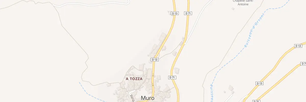 Plan du 5089 Poggiolo à Muro