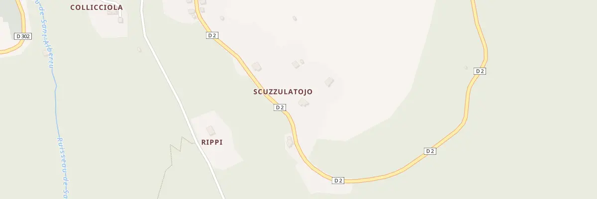 Plan de Scuzzulatojo à Pila-Canale