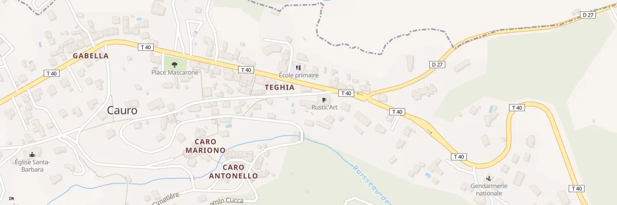 Plan du 5043 Teghia à Cauro