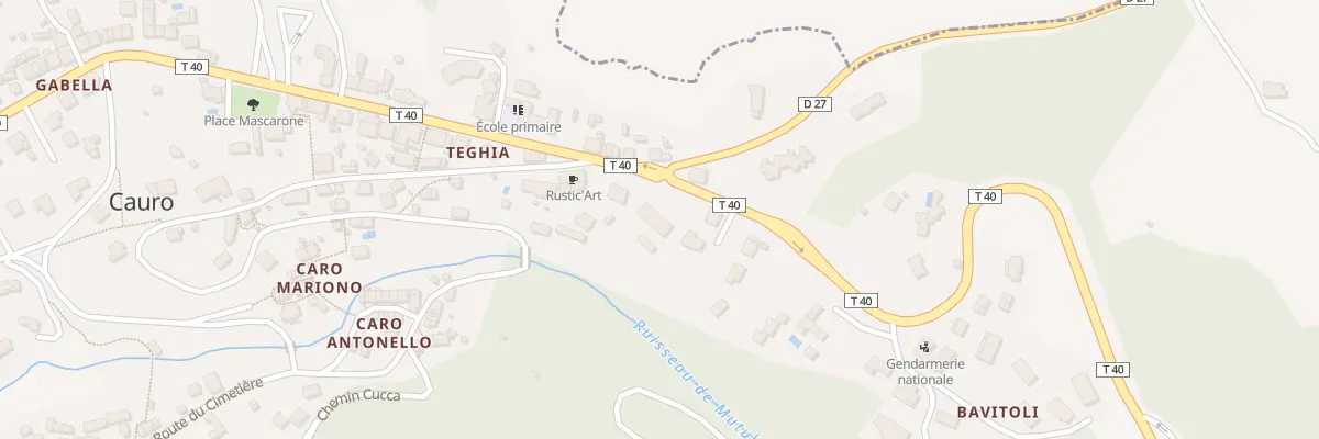 Plan du 5039 Teghia à Cauro