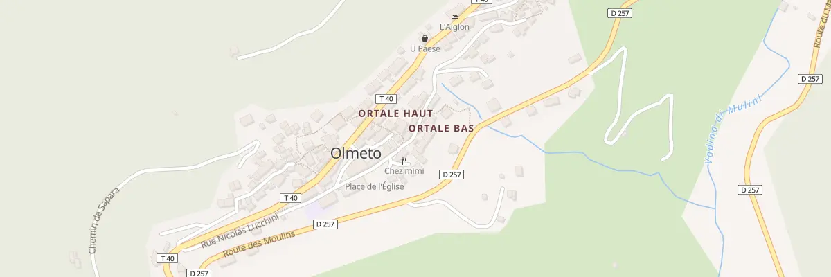 Plan du 3 Rue Sureddi Galloni d’Istria à Olmeto