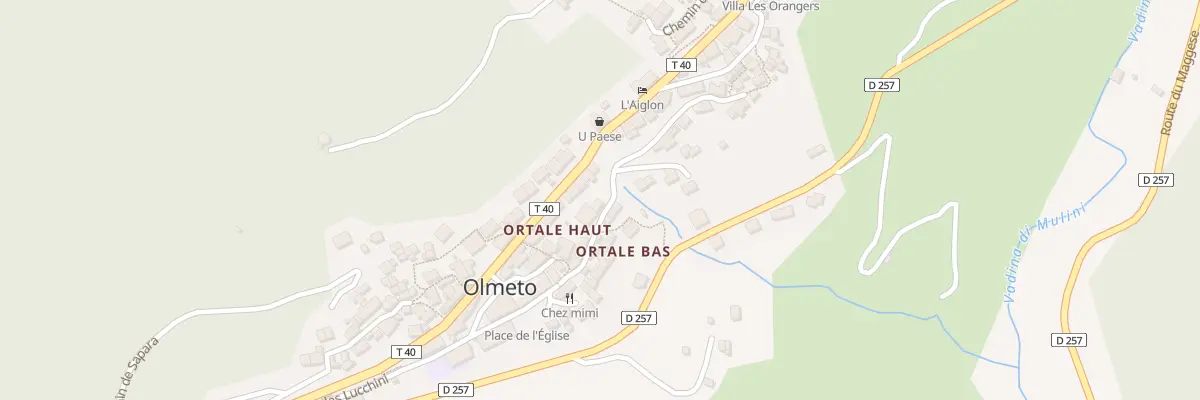 Plan du 5134 Quartier Ortale Haut à Olmeto