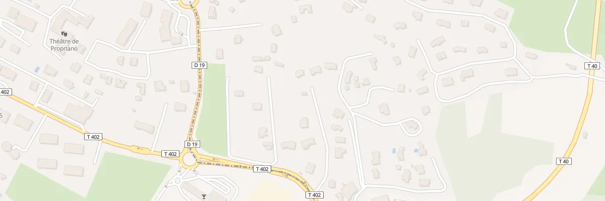 Plan des Clairieres de Trevole à Viggianello