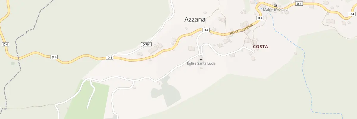 Plan du 5113 Santa Lucia à Azzana