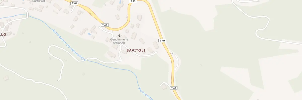Plan du 4 Bavitoli à Cauro