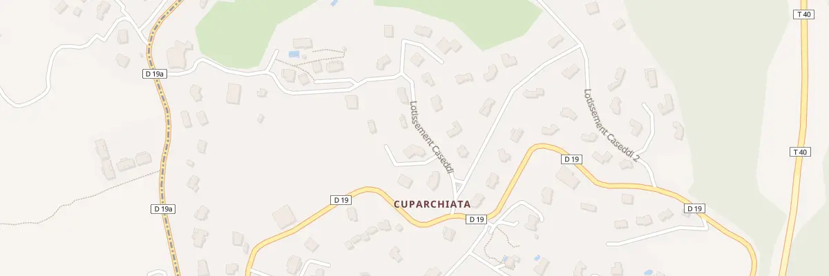 Plan du 18 Cuparchiata à Viggianello