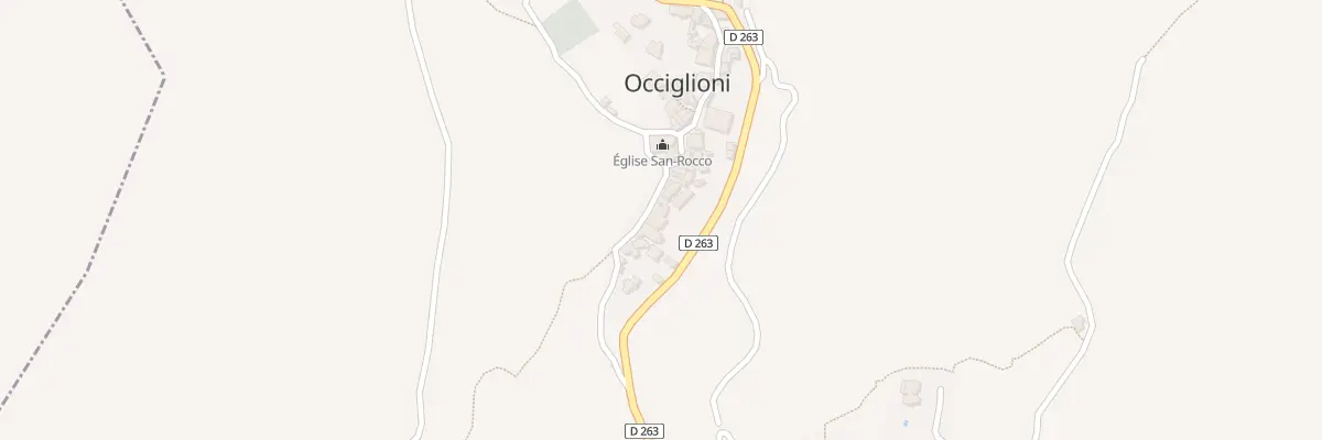 Plan du 5286 Occiglioni à Santa-Reparata-di-Balagna