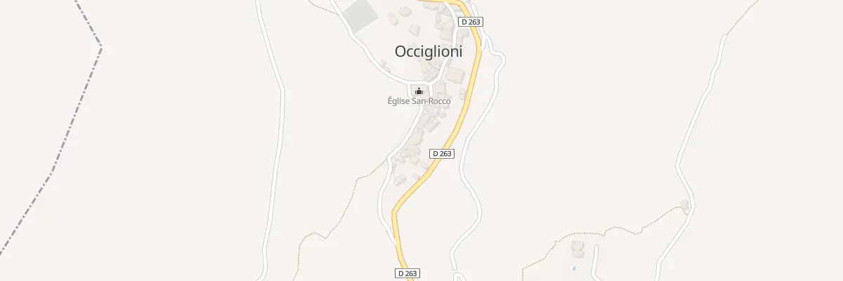 Plan du 5287 Occiglioni à Santa-Reparata-di-Balagna