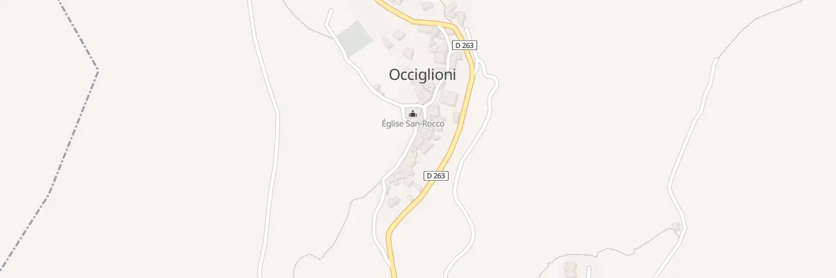 Plan du 5282 Occiglioni à Santa-Reparata-di-Balagna