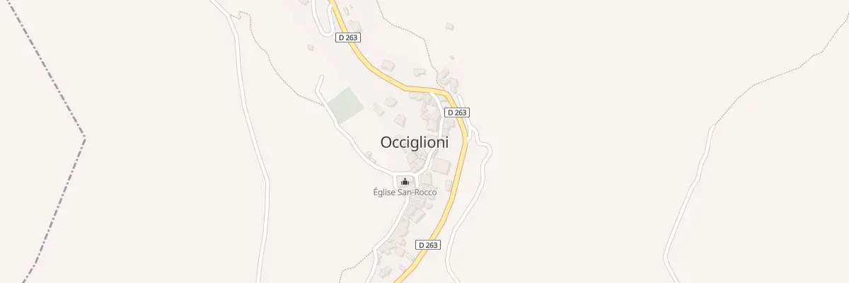 Plan du 5001 Occiglioni à Santa-Reparata-di-Balagna
