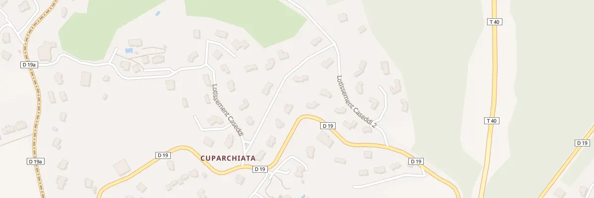 Plan du 6027 Cuparchiata à Viggianello
