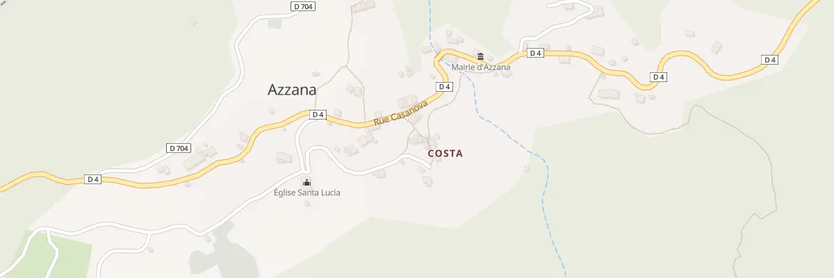 Plan du 5050 Caruju à Azzana