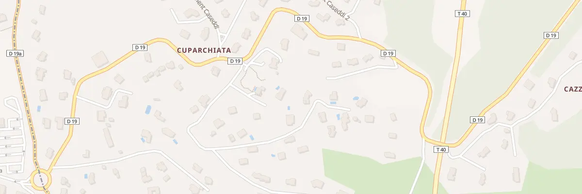 Plan du 11 Cuparchiata à Viggianello