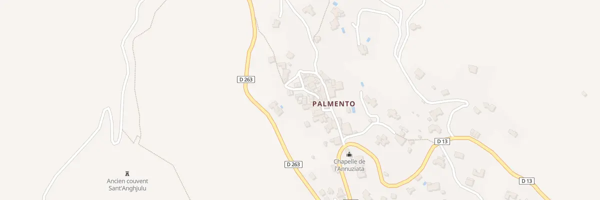 Plan du 5316 Palmento à Santa-Reparata-di-Balagna