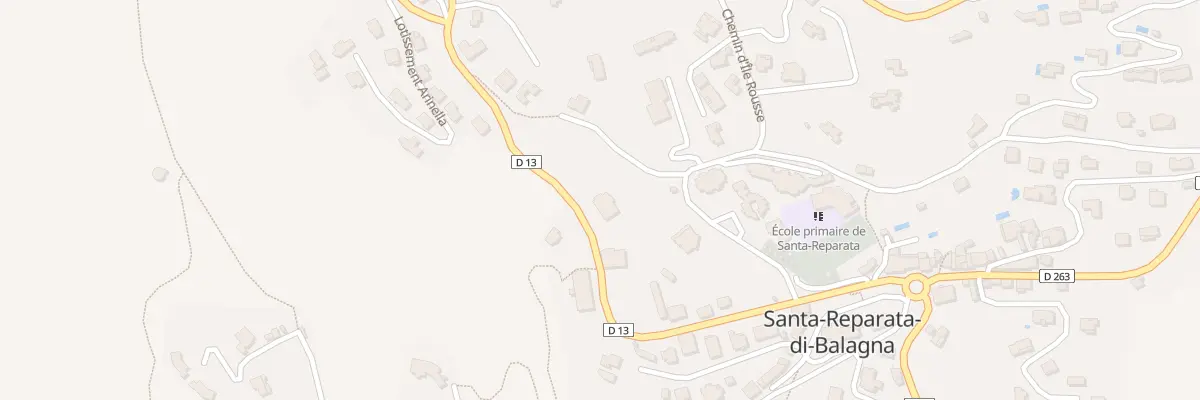 Plan du 771 Cedrajo Sottano à Santa-Reparata-di-Balagna