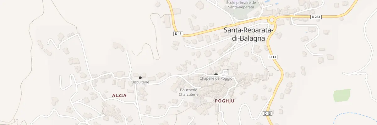 Plan du 5250A Poggio à Santa-Reparata-di-Balagna