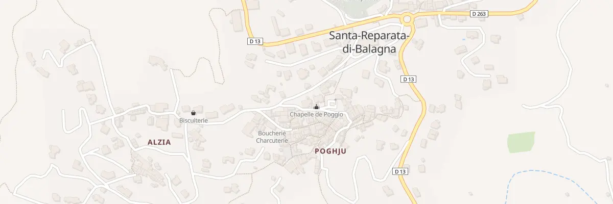 Plan du 5439 Poggio à Santa-Reparata-di-Balagna