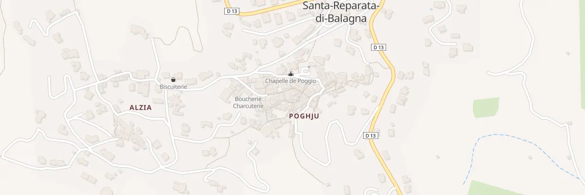 Plan du 5130 Poggio à Santa-Reparata-di-Balagna