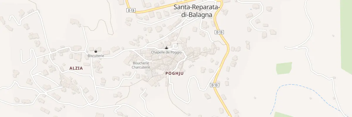 Plan du 5203 Poggio à Santa-Reparata-di-Balagna