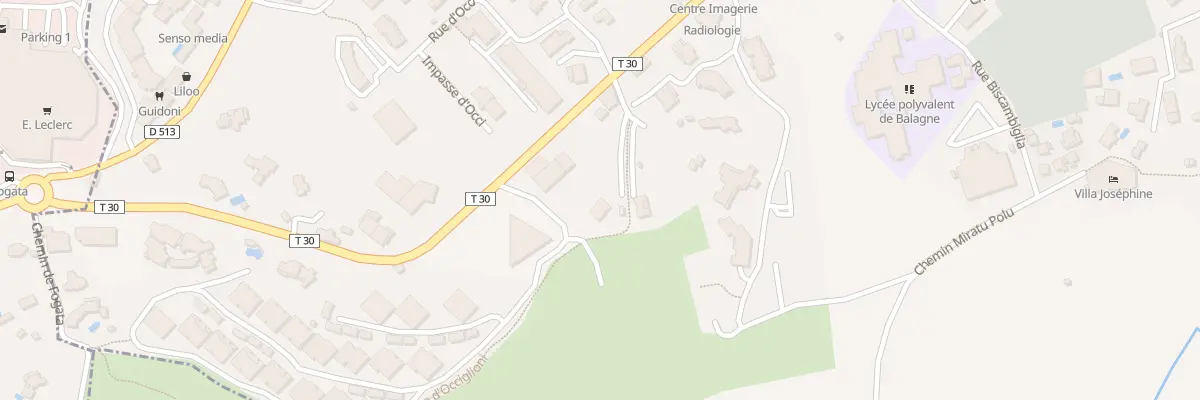 Plan du 2 Che d’Occiglioni à L’Île-Rousse