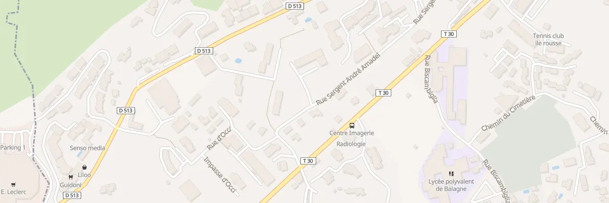 Plan du 7 Rue du Sergent André Amadei à L’Île-Rousse