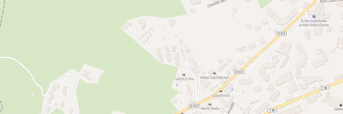 Plan du 5 Che Costa A I Peri à San-Giuliano